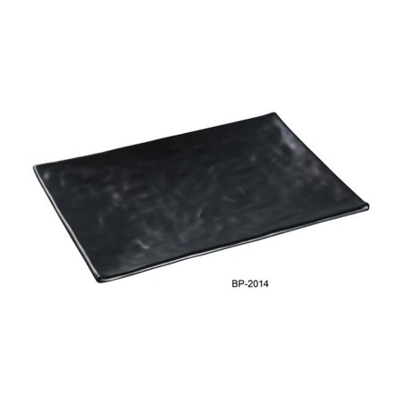 

Yanco BP-2014 Black Pearl-1 New Rectangular Plate Black with Matting - Pack of 12