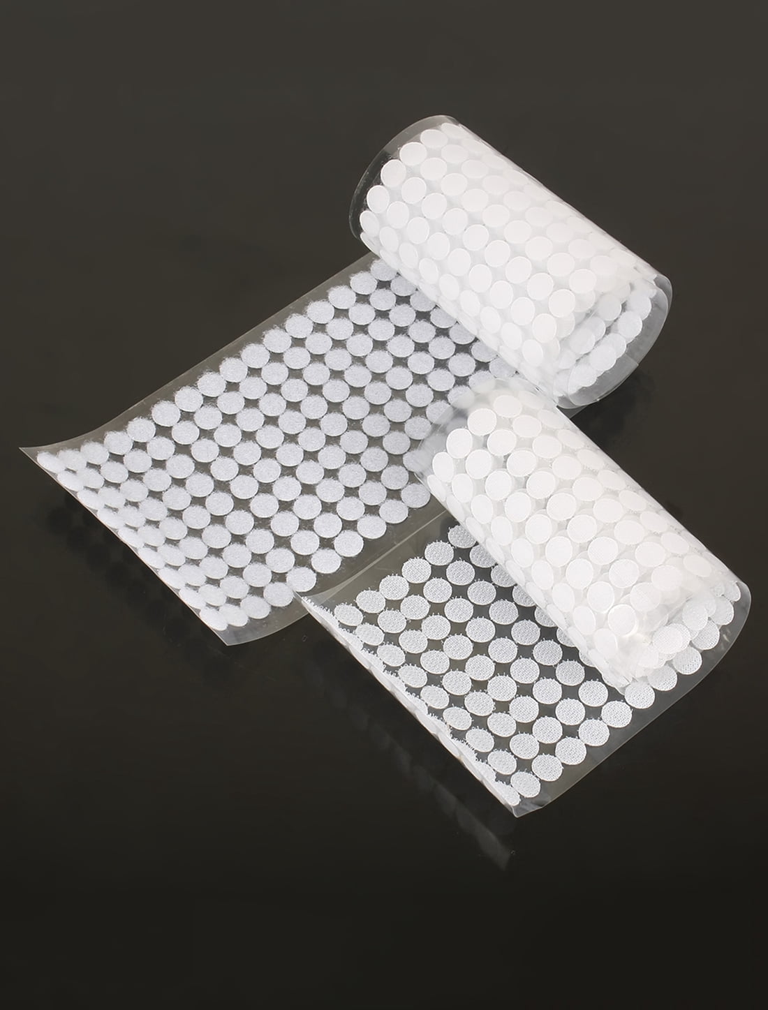 Unique Bargains Round Dots Sticky-Back Hook and Loop 450 Pairs Self Adhesive