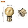 thumbnail image 2 of Uxcell 30mm Lamp Shade Finial, 2pcs Lamp Finials Caps Knob with Removable Base 1/4-27 Inch Threaded Alloy, 2 of 6