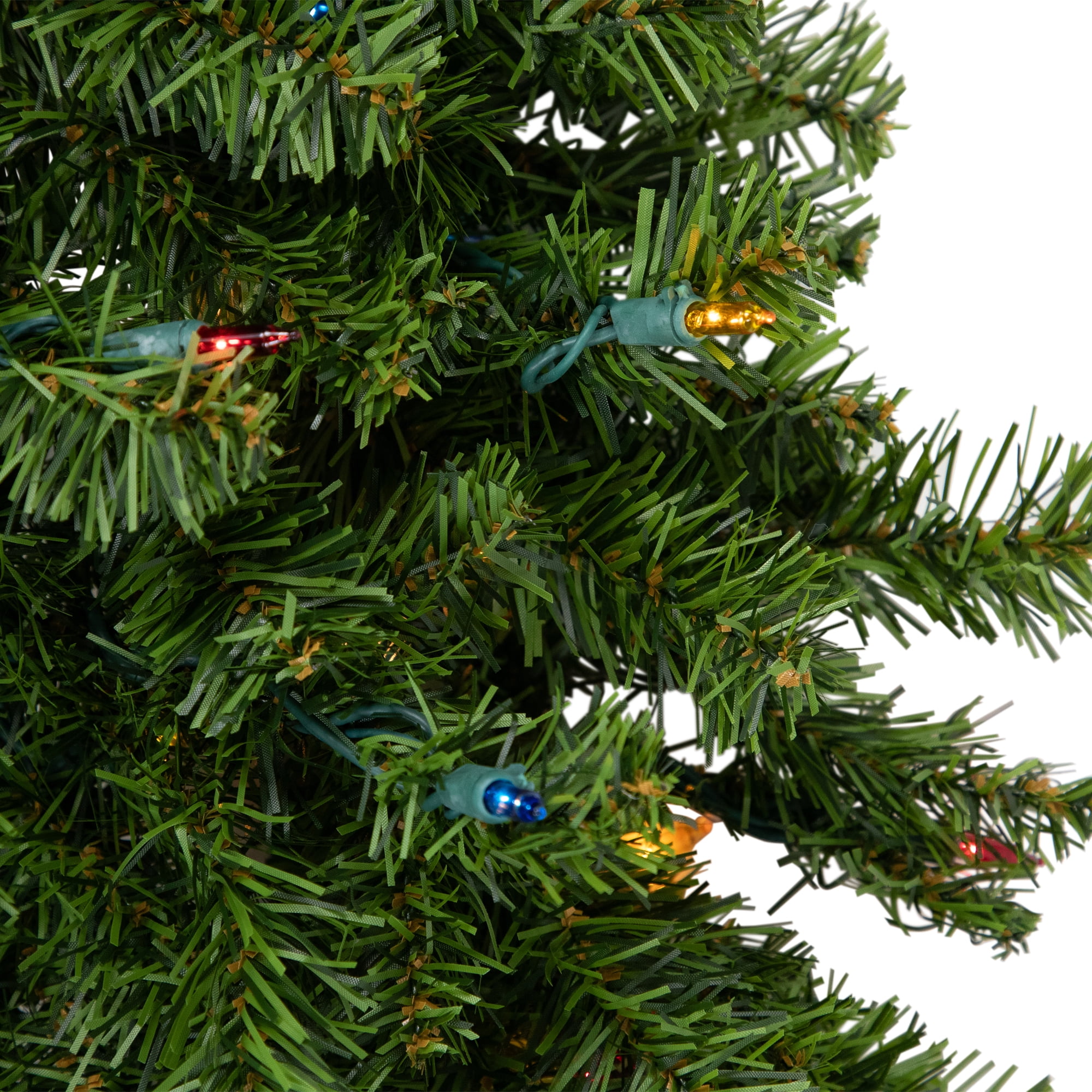 northlight pre lit artificial canadian pine christmas wreath