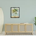 thumbnail image 2 of Stupell Industries Tropical Palm Trees on Coastal Beach Sand Jet Black Framed Floating Canvas Wall Art, 24x30, by Lanie Loreth, 2 of 8