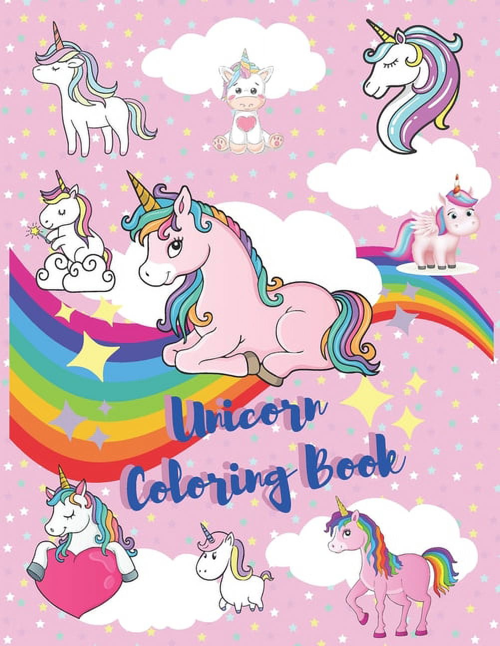 Unicorn Coloring Book for Kids Ages 3-7: Cute and Easy Unicorns to