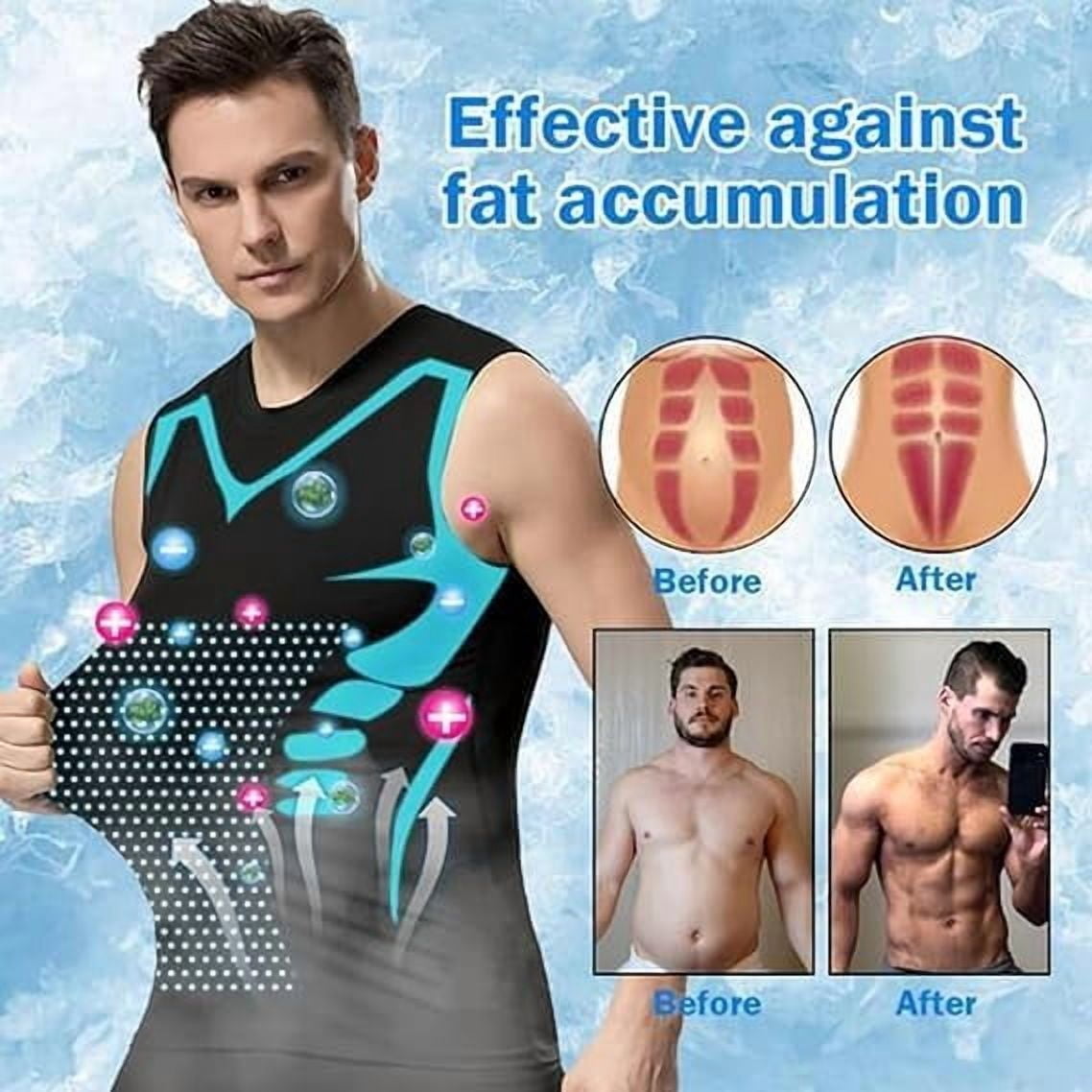 Evolv V Boost Men Shirt, 2025 Upgraded Compression Shirt, Confidence, Energy and Strength for You