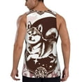 thumbnail image 3 of Bixox Vintage Husky Dog Pattern Men's Gym Tank Tops Workout Sleeveless T-Shirts Athletic Muscle Tank Training Bodybuilding Shirts,S-4XL, 3 of 7