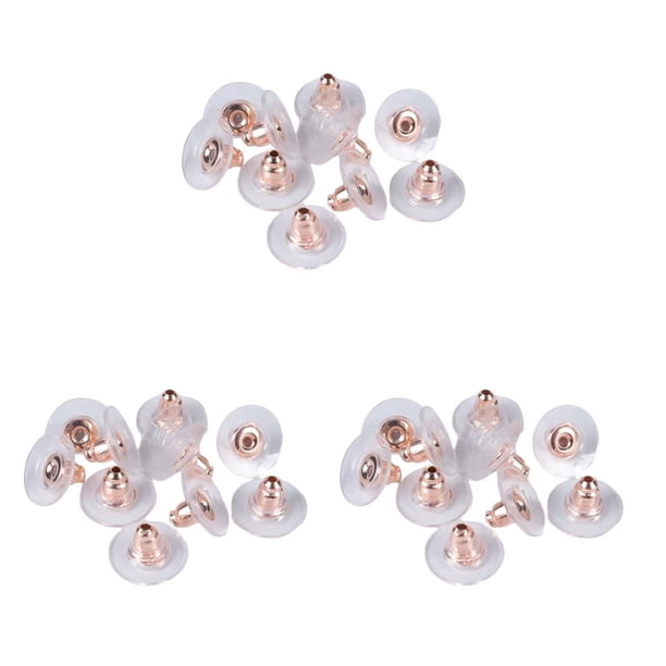 Respaldos de Aretes Minnieouse 100 pares Oro Rosa 3piezas