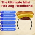 thumbnail image 2 of Nicky Bigs Novelties Hot Dog Hat & Hot Dog Costume Headband Funny Hat Party Piece Silly Hat for Adults Creative Hot Dog Costume Dress Up Carnival Fun Halloween and Crazy Hats for Adults, 2 of 6