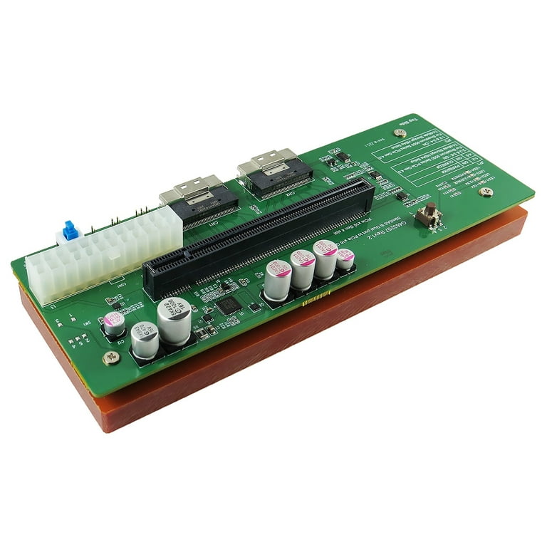SlimSAS 8i Dual port to PCIe x16 Slot Adapter PCIe 4.0