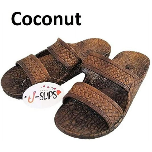J Slips Hawaii Women's Shoe Adult Comfortable Jesus Sandals, Medium, 0.5 in