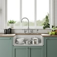 thumbnail image 4 of Whitehaus Collection 33" Reversible Single Bowl Fireclay Kitchen Sink, 4 of 6
