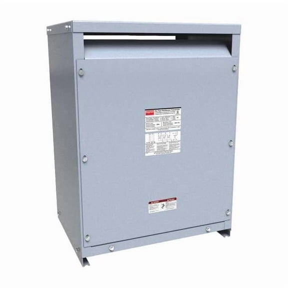 Dayton General Purpose Transformer, 15 kVA, NEMA 2, 277/480V AC, 208V AC 44YV20