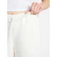 thumbnail image 4 of No Boundaries Soft Fleece Wide Leg Pants, 30” Inseam, 1 or 2-Pack, Women’s XXS-4X, 4 of 5