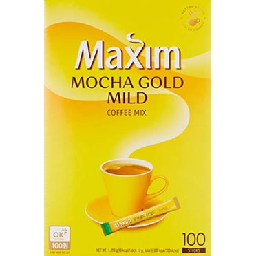 Maxim Mocha Gold Mild Coffee Mix 12g X 100pc (2.64 Pound)