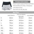 thumbnail image 2 of LJVOGUES 2 Pack Period Underwear for Women Heavy Flow Mid Waisted Menstrual Panties Leakproof Cotton Boxer Briefs, 2 of 7