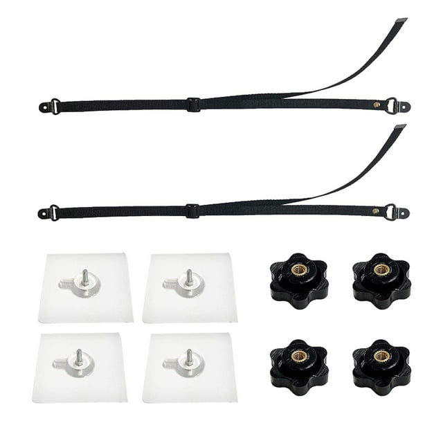 2Pcs TV Safety Straps Furniture Anti Tip Straps Adjustable TV Wall Anchor Straps
