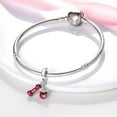 thumbnail image 4 of MULA Women's Charm for Bracelet 925 Sterling Silver Charms Fitness Equipment Bead Gifts for Her, 4 of 5