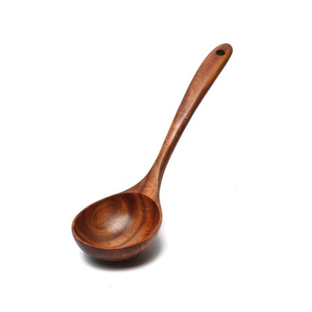 

Dutable Wooden Cooking Spoons with Hanging Hole Non-stick Pan Kitchen Utensils B