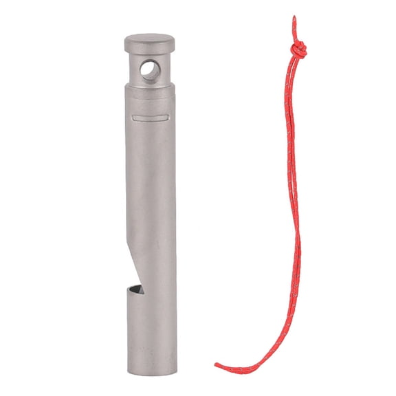 HOMEMAXS 1Set Emergency Whistle for Men and Women High Frequency Sound Silver