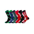 thumbnail image 5 of Kmbangi Christmas Adult Tube Socks with Cartoon Pattern, Vintage Style, 5 of 5