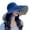 Navy Blue, variant on Wide Brim Bucket Hat for Women UPF 50 UV Sun Protection Sun Hat Summer Beach Fisherman Cap for Hiking Fishing Camping