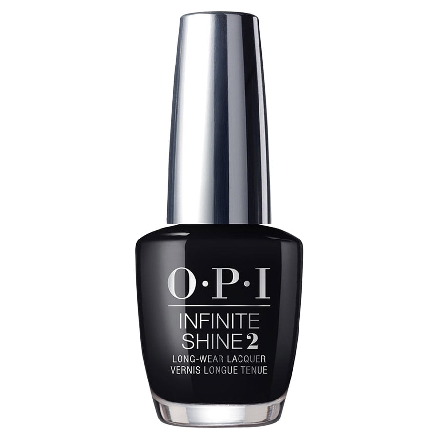 OPI Infinite Shine Nail Polish, Black Onyx, 0.5 Fl Oz