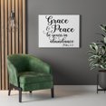 thumbnail image 3 of Scripture Walls  Grace And Peace Peter 1:2 Bible Verse Canvas Christian Wall Art Ready to Hang Unframed, 3 of 12