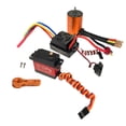 thumbnail image 2 of 3650 RC Motor Combo JUEGO 3650 4300KV MOTOR 60 A SERVO ESC SIN ESCOBILLAS CON UNO BARO DE SERVO 25T PARA 1/10 RC Carry Off Road, 2 of 7