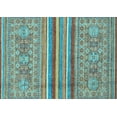 thumbnail image 1 of Ahgly Company Indoor Rectangle Abstract Light Blue Modern Area Rugs, 2' x 3', 1 of 4