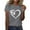 Gray, variant on Paw Love Shirt Dog Lover Shirts for Women Paw Print Heart Tee Shirt Cute Dog Mom Short Sleeve Tee Tops