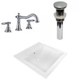 thumbnail image 1 of American Imaginations 21.5-in. W 3H8-in. Ceramic Top Set In White Color - Overflow Drain Incl. AI-30036, 1 of 9