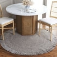 thumbnail image 2 of SAFAVIEH Renewal Issam Solid Area Rug, Taupe, 3' x 3' Round, 2 of 7