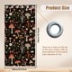 thumbnail image 2 of Bohemian Style Polyester Door Curtain with Plastic Ring Colorful Mushroom 2000x1000mm, 2 of 7