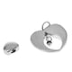 thumbnail image 5 of 1 Pieza de Acero Inoxidable en Forma de Corazón Colgante de Ala Angular Regalo Familiar Colgante de Urna para Mascotas Cenizas de Regalo Zulema Colgante conmemorativo de la ceniza de la urna, 5 of 8