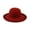 Burgundy, variant on Womens White Elastic Upf 50 Sun Protection Adjustable Packable Sun Hat