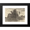 thumbnail image 2 of Henri-Joseph Harpignies 18x13 Black Modern Framed Museum Art Print Titled - The Pond at Les Luneaux, Allier (1911), 2 of 5