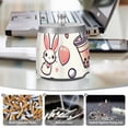 thumbnail image 5 of Rabbits Hearts Milk Tea Ashtray with Lid Smell Proof Cigarette Ashtray Stainless Steel Smokeless Ash Holder for Indoor Outdoor, 5 of 7
