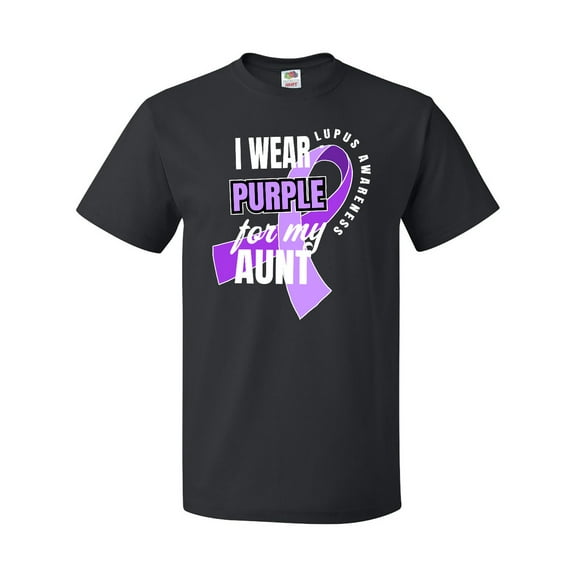 Inktastic I Wear Purple For My Aunt Lupus Awareness T-Shirt