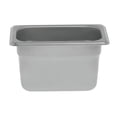 thumbnail image 2 of Allied Buying Corp CAST-1904 Steam Table Pan - 24 Gauge, Stainless Steel Ninth-Size, 4"H, 2 of 5