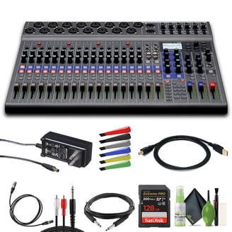 Zoom LiveTrak L-20 Digital Mixer & Multitrack Recorder, 20-Input