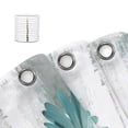 thumbnail image 2 of Farmhouse Floral Shower Curtain, Teal Yellow Purple Rustic Daisy and Butterfly Bathroom Curtain, Country Cottage Style Shower Curtains Set for Bathroom Decoration with Hooks, 72x72in, 2 of 5