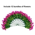 thumbnail image 4 of Flores artificiales HyeFlora Faux Fucsia Morning Glory x12, 4 of 9