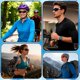 thumbnail image 5 of Pack de 4 Gafas de Sol Deportivas Polarizadas, Diseño Semi-Montura, Ultraligeras con Almohadillas Antideslizantes, para Ciclismo y Running, 5 of 6