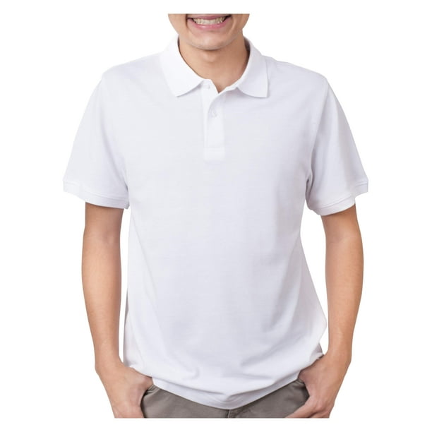 George Young Men's Short Sleeve Polo - Walmart.com
