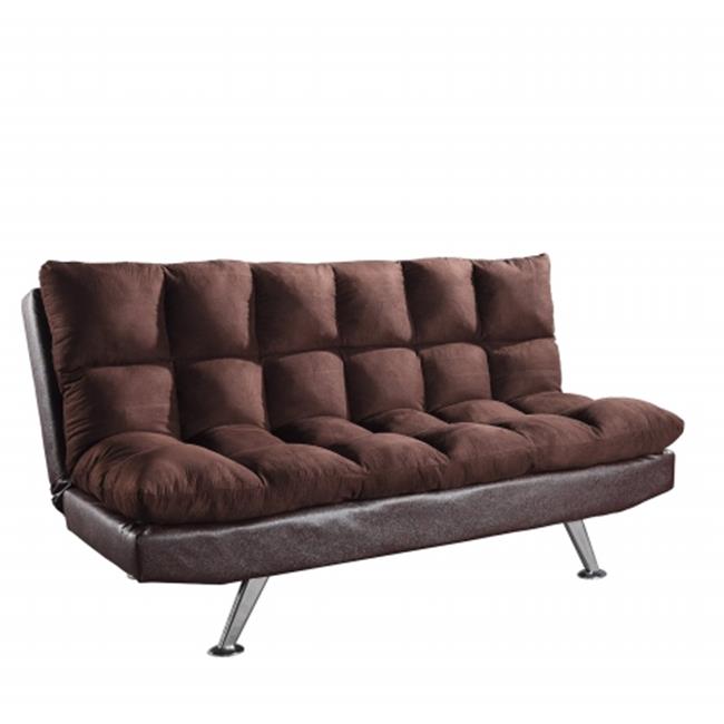 Nova Furniture Group NF149S Klik Klak Sofa Bed, Chocolate & Brown