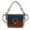 Cognac-Navy, variant on MKF Collection Fantasia Crossbody Shoulder Women's Handbag Purse Color-Block Versatile and Fashion Bag by Mia K - Charcoal White