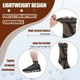 thumbnail image 2 of Justharion 2pcs Nylon Skin-friendly Wide Application Ankle Sleeve Support For All Leg Shapes Copper Ankle Brace L, 2 of 6