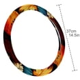 thumbnail image 4 of Turkey 14.5 Inch Printing PVC Leather Car Wheel Cover Steering Wheel Covers Auto Accessories, 4 of 6