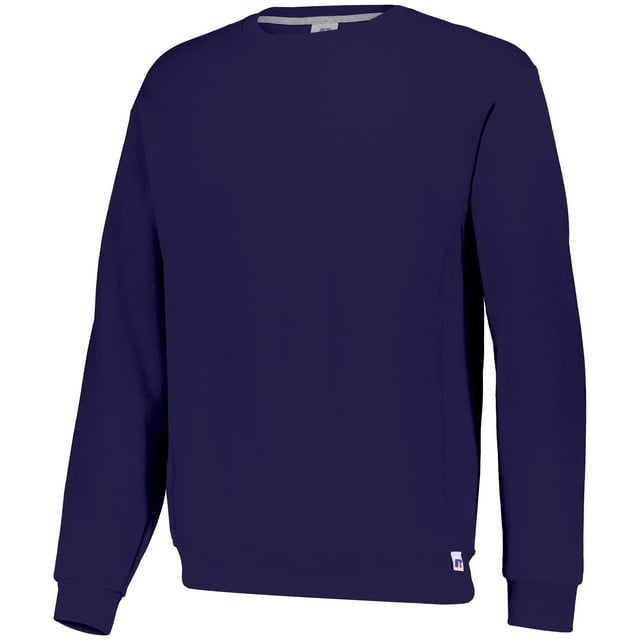 Russell Athletic Dri Power Crewneck Sweatshirt, M, Purple