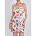thumbnail image 5 of Musuos Women Sling Dress, Sleeveless Backless Sequined Flower Club Party One-Piece Dress, 5 of 10