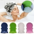 thumbnail image 6 of Exfoliating Shower Gloves, Double-Sided Shower Gloves, Silicone Bath Gloves For Dead Skin Removal, Durable Flexible High-Elastic, Effective Body Scrub And Massage Tool For Arms Legs Chest Back Feet, 6 of 6