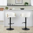thumbnail image 4 of LumiSource Claire Adjustable Barstool - Set of 2, 4 of 11
